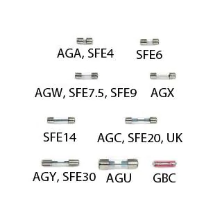 Littelfuse - 0AGA001.V - Glass Fuse