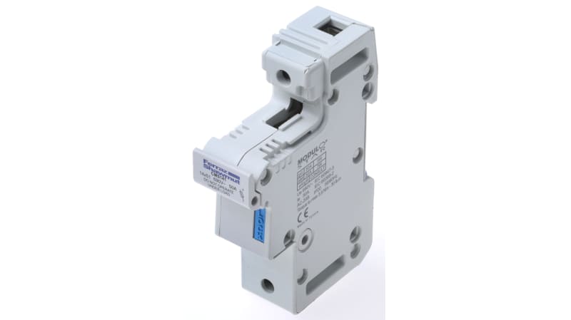 Mersen 50A Rail Mount Fuse Holder, 1P, 690V ac/dc