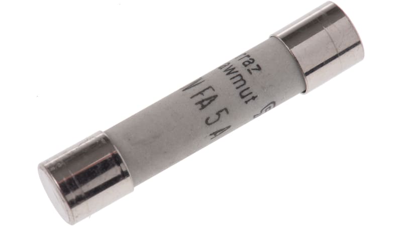 Mersen, 5A Ceramic Cartridge Fuse, 6.3 x 32mm, Speed FF