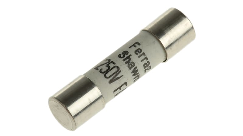 Mersen, 6.3A Ceramic Cartridge Fuse, 5 x 20mm, Speed FF