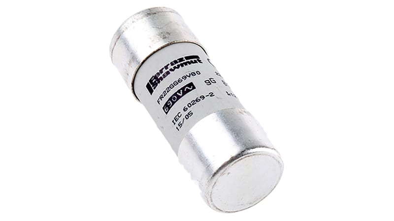 Mersen, 80A Ceramic Cartridge Fuse, 22.2 x 58mm