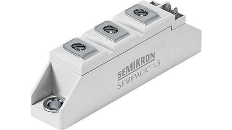 Semikron 1600V 67A, Dual Silicon Junction Diode, 7-Pin SEMIPACK1 SKKD 100/16