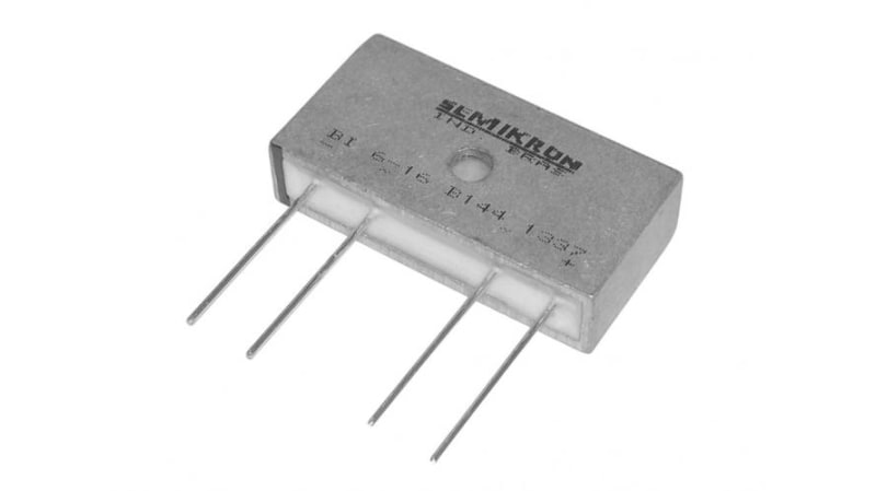 Semikron BI 25-04 P, Bridge Rectifier, 25A 400V, 4-Pin BI