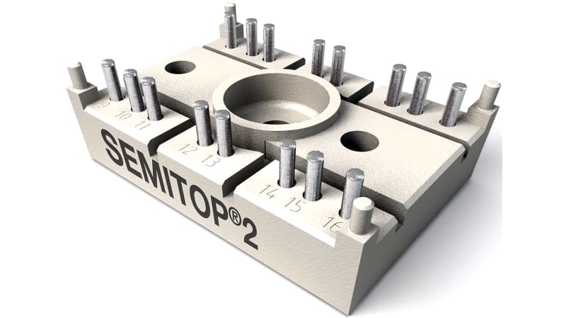 Semikron SK 100 KQ 16, Dual Thyristor Module 1600V, 18A 100mA