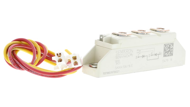 Semikron SKKH 106/16 E, Diode/Thyristor Module SCR 1600V, 106A 150mA