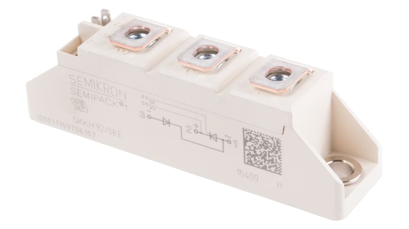 Semikron SKKH 92/08 E, Diode/Thyristor Module SCR 800V, 95A 150mA