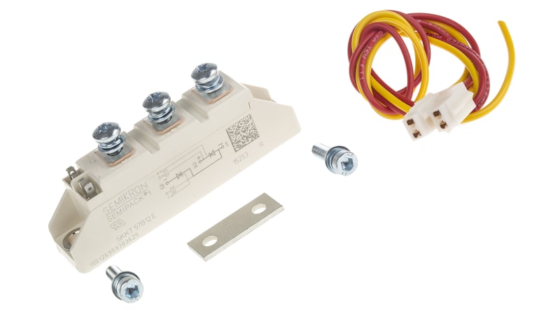 Semikron SKKT 57B12 E, Dual Thyristor Module 1200V, 50A 150mA