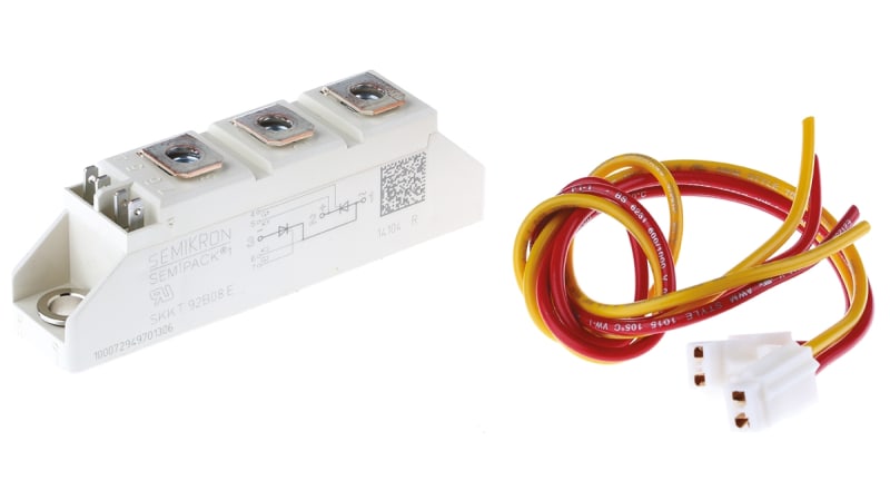 Semikron SKKT 92B08 E, Dual Thyristor Module 800V, 95A 150mA